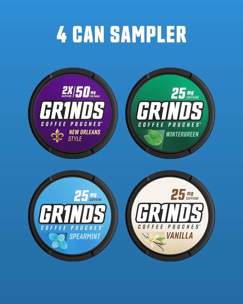 Grinds Coffee Pouches - Top 4 Flavors - Image 2